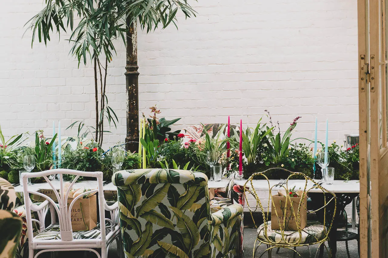 Tropical influenced dinner at Bourne & Hollingsworth 1