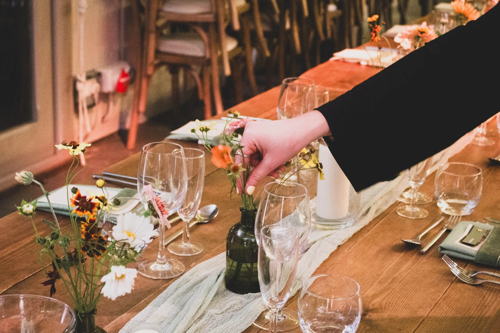 Autumnal wedding at Trevenna barns 8