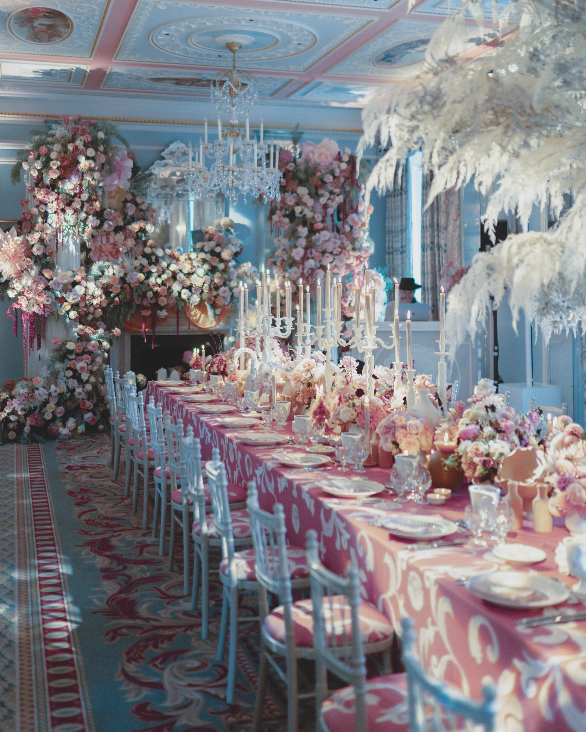 Plaster moldings inspired end of summer luncheon with the Lanesborough Hotel and Ruth Kaye Designs 6