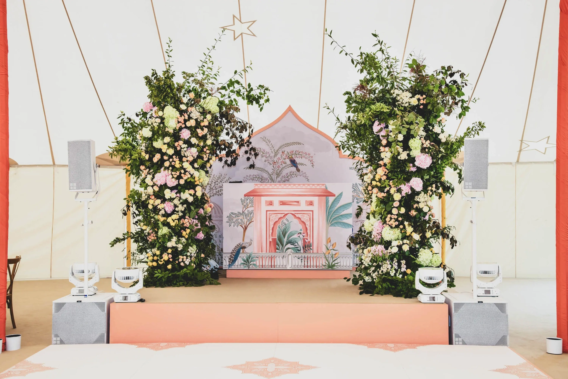 Wedding celebrations with Sarah Haywood Wedding Designs at a private home 4